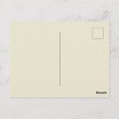 美学の旅ヴィンテージ ポストカード (裏面)