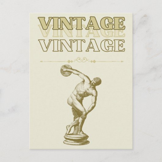 美学の旅ヴィンテージ ポストカード (正面)