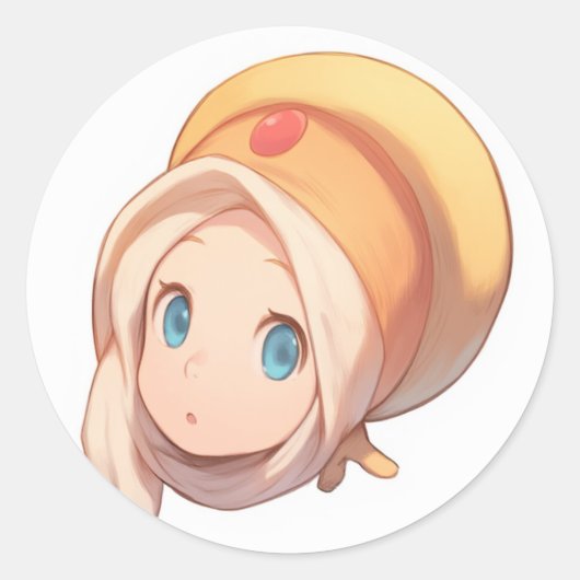 美学よくはしゃぐシール ラウンドシール (正面)