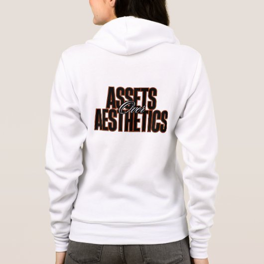 美学を超えた資産™富豪の静かために パーカ (裏面)