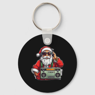 美学クリスマス90のヒップホップラジオSanta Boomb キーホルダー