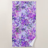 美学フローラシャワーカーテンビーチタオル ビーチタオル (正面)