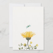 美学フローラ園誕生日 招待状 (裏面)