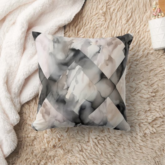 美学ボヘミアン幾何パターン（の模様が）ある物 クッション (ブランケット)