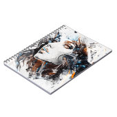 美学ポートレートスパイラルフォトノートブック ノートブック (左側)