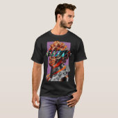 美学ヴェイパーウェーブ 日本の未来主義Tシャツ Tシャツ (正面フル)