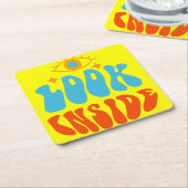 美学引用文アートティーンズトゥイーンズガールズドーム スクエアペーパーコースター (アングル)