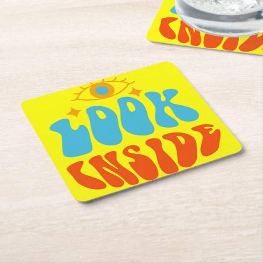 美学引用文アートティーンズトゥイーンズガールズドーム スクエアペーパーコースター (アングル)