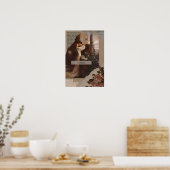 美学引用文，コテージアートコア，女性 ポスター (キッチン)