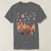 美学日本のさくらんぼ花花ヴィンタグ Tシャツ (デザイン正面)