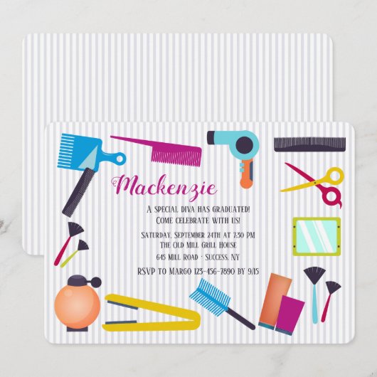 美学校の要素 招待状 (正面/裏面)