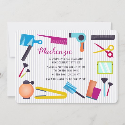 美学校の要素 招待状 (正面)