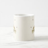 美学魅力的自然鳥の平和ソフト コーヒーマグカップ (中央)