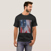美学4th 7月の独立記念日の旗男性 tシャツ (正面フル)