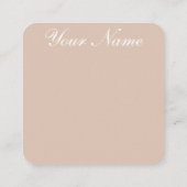 美学 | ボホヴィベ | フローラ | 名刺 (裏面)