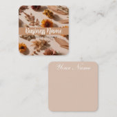 美学 | ボホヴィベ | フローラ | 名刺 (正面/裏面)