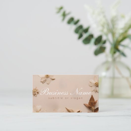 美学 | 中立 | フローラ | 名刺 (スタンド正面)