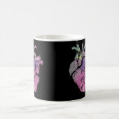 美実在人ハートグラフィック医療荒富 コーヒーマグカップ (中央)