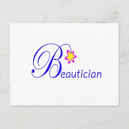 美容かわいらし師 ポストカード (正面)