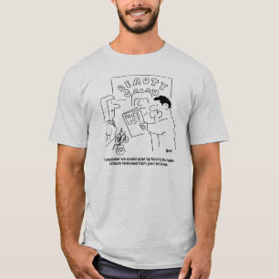 美容サロンのタトゥー除去テーマ Tシャツ
