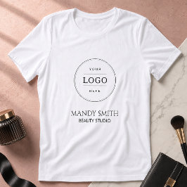 美容サロンメイクビジネスロゴ トライブレンドTシャツ