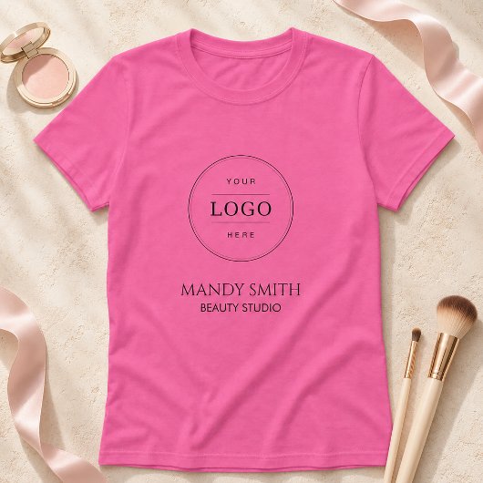 美容サロンメイクビジネスロゴ Tシャツ
