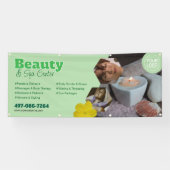 美容スパセンター カスタマイズ可能 編集バナー 横断幕 (横)