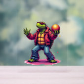 美容タートルディスコTシャツ アクリルサイン (ニュートラル)