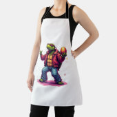 美容タートルディスコTシャツ エプロン (インサイチュ)