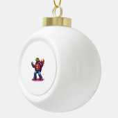 美容タートルディスコTシャツ セラミックボールオーナメント (右)