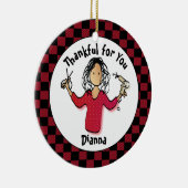 美容師おもしろいギフト – サンキューボーティシャンアイディア セラミックオーナメント (右)