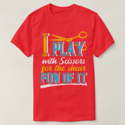 美容師おもしろいミーム柔らかい口ひげ Tシャツ (デザイン正面)