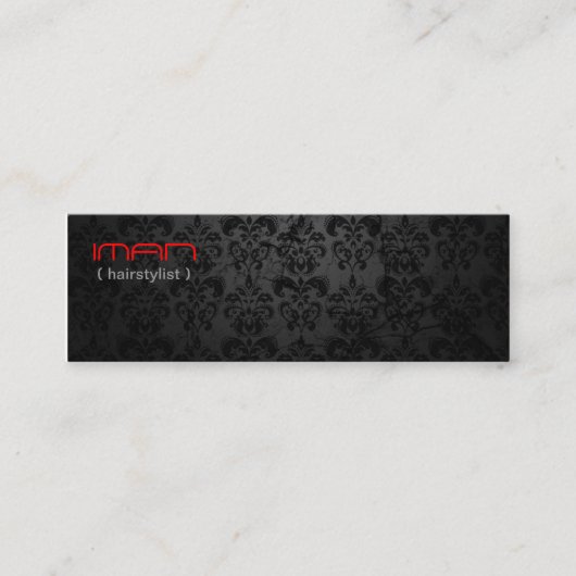 美容師およびサロン スキニー名刺 (正面)