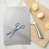 美容師がスタイルで行う キッチンタオル (四つ折り)