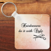 美容師がスタイルで行う キーホルダー (正面)
