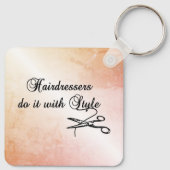 美容師がスタイルで行う キーホルダー (裏面)