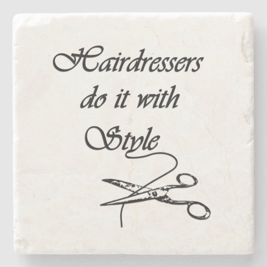 美容師がスタイルで行う ストーンコースター (正面)