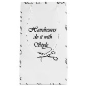 美容師がスタイルで行う スモールペーパーバッグ (正面)