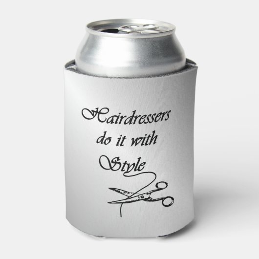 美容師がスタイルで行う 缶クーラー (缶正面)