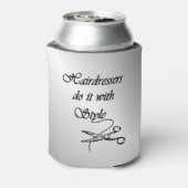 美容師がスタイルで行う 缶クーラー (缶裏面)