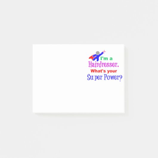 美容師すごい力 ポストイット (正面)