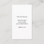 美容師とキスのヘアピン 名刺 (裏面)