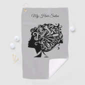 美容師とサロン ゴルフタオル (インサイチュ)