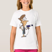 美容師とハサミ Tシャツ (正面)