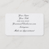 美容師のせん断 名刺 (裏面)