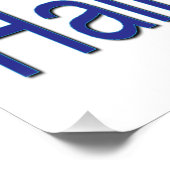 美容師のために大声を出す ポスター (コーナー)