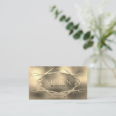 美容師のはさみのグリッターの魅力 予約カード (スタンド正面)