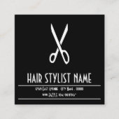 美容師のはさみのスタンプカード ロイヤリティカード (正面)