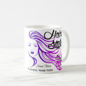 美容師のカスタム コーヒーマグカップ (正面右)