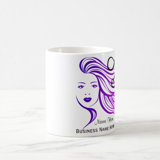 美容師のカスタム コーヒーマグカップ (中央)